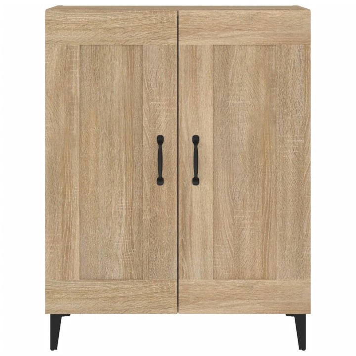 skænk 69,5x34x90 cm konstrueret træ sonoma-eg