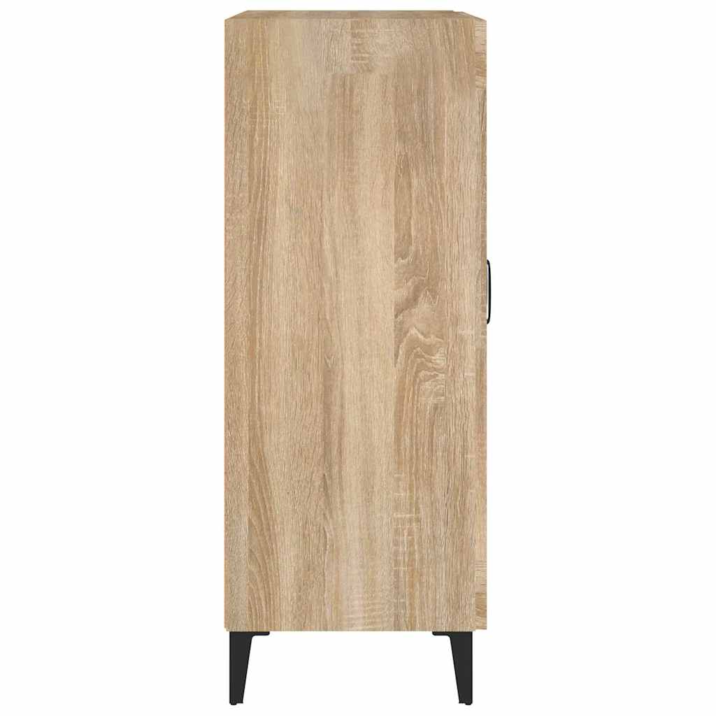 skænk 69,5x34x90 cm konstrueret træ sonoma-eg
