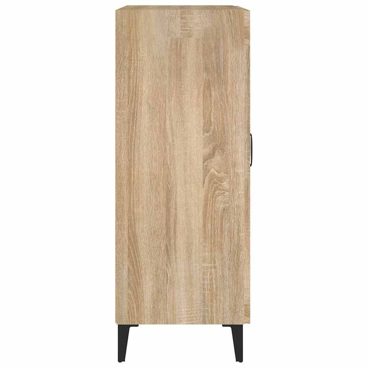 skænk 69,5x34x90 cm konstrueret træ sonoma-eg