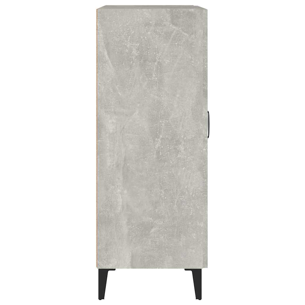 skænk 69,5x34x90 cm konstrueret træ betongrå