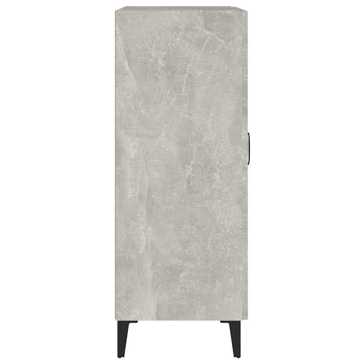 skænk 69,5x34x90 cm konstrueret træ betongrå