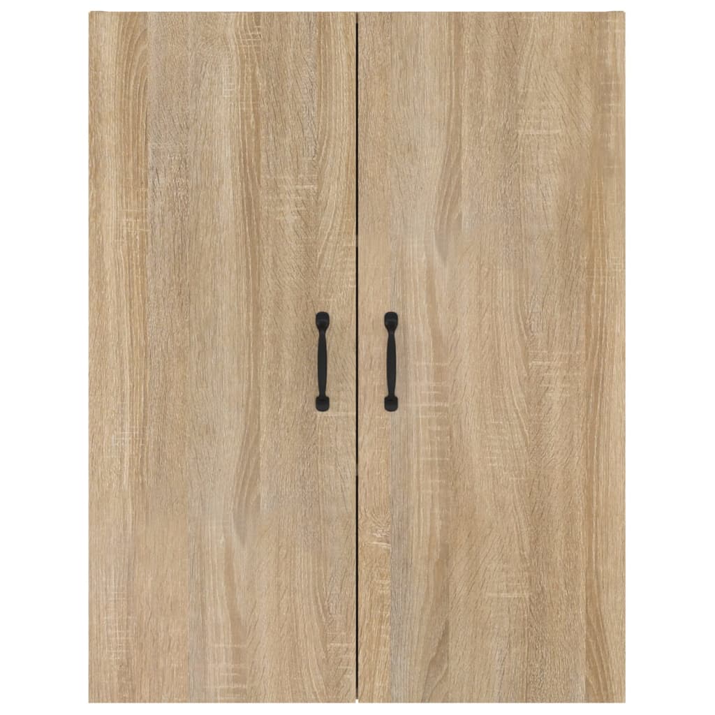 vægskab 69,5x34x90 cm konstrueret træ sonoma-eg