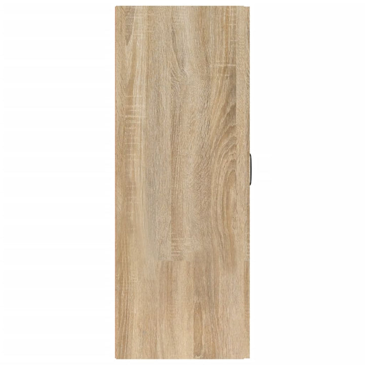 vægskab 69,5x34x90 cm konstrueret træ sonoma-eg