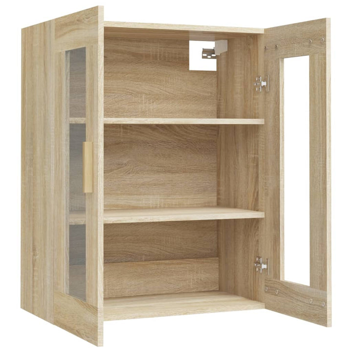 vægskab 69,5x34x90 cm sonoma-eg