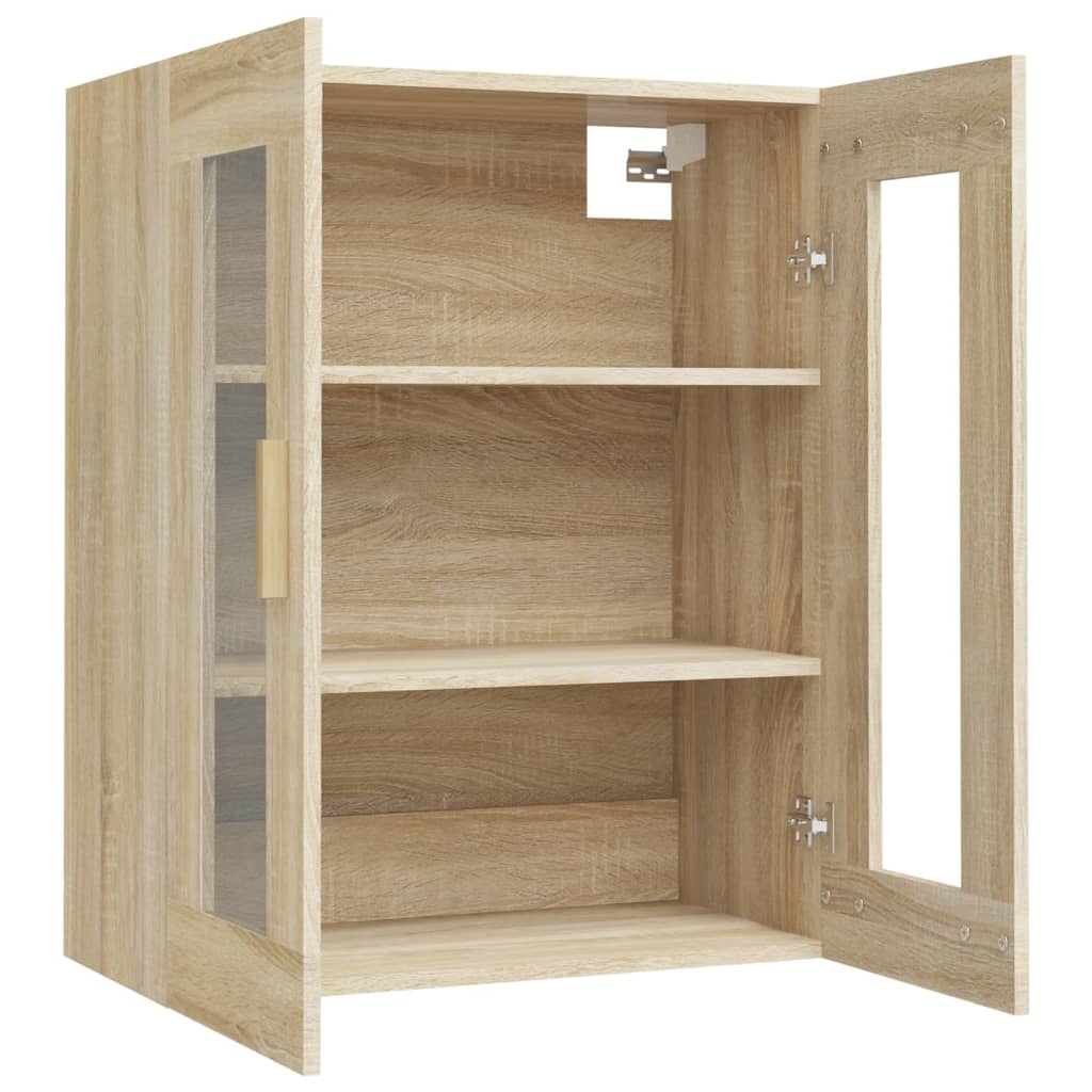 vægskab 69,5x34x90 cm sonoma-eg