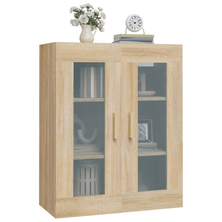 vægskab 69,5x34x90 cm sonoma-eg