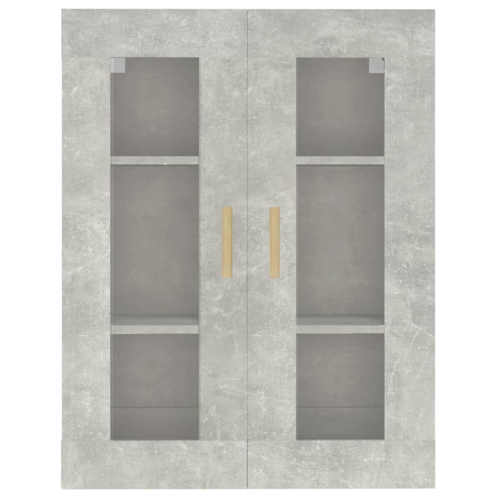 vægskab 69,5x34x90 cm betongrå