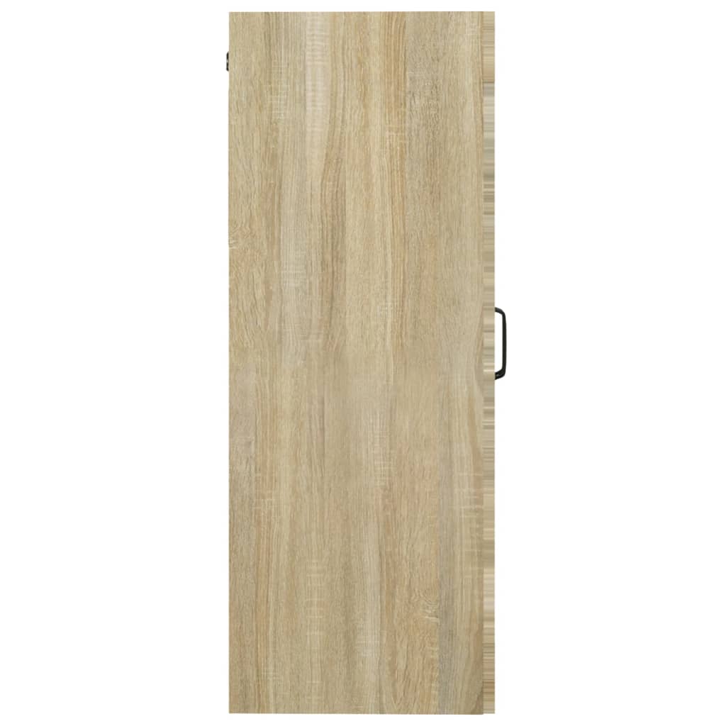 vægskab 69,5x34x90 cm sonoma-eg
