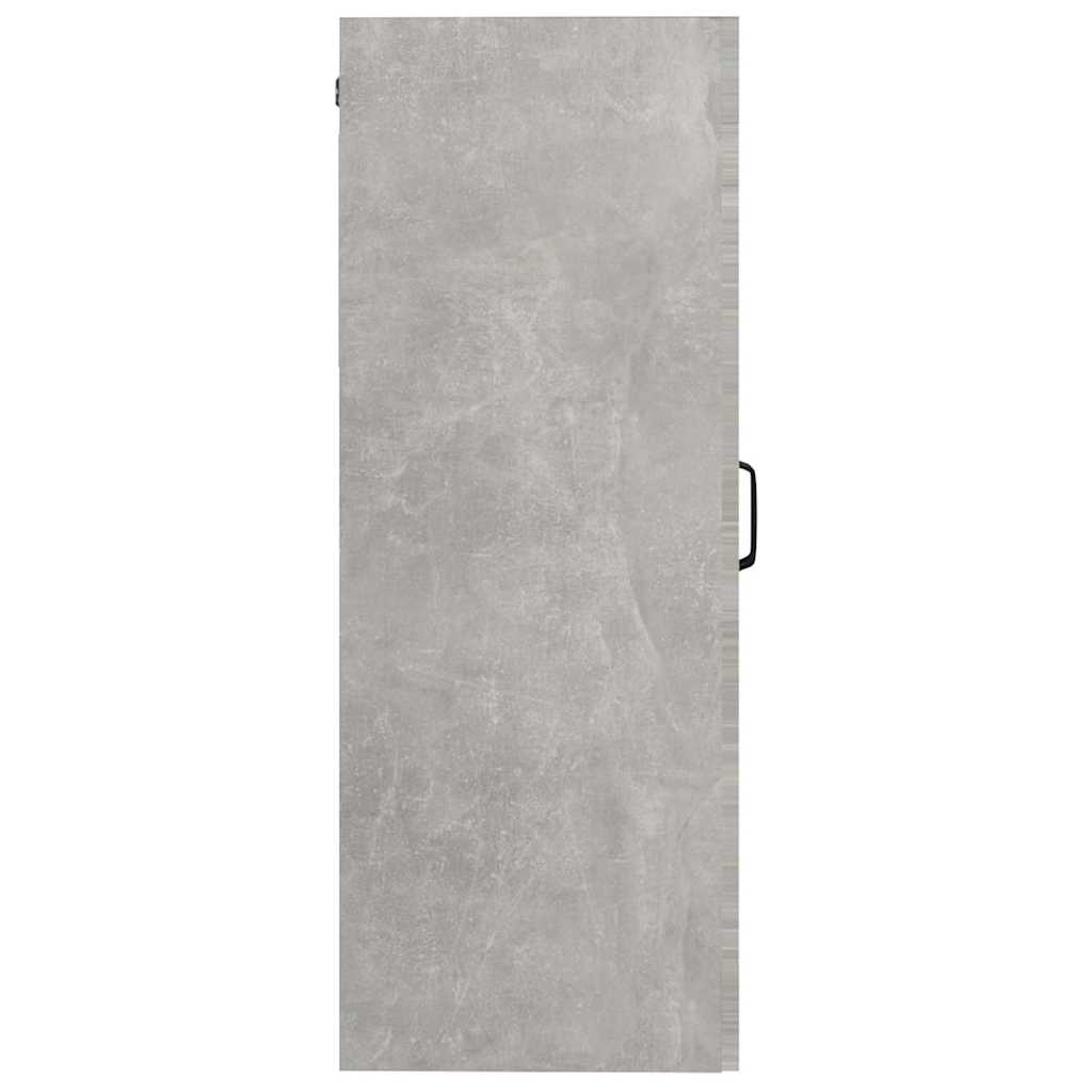 vægskab 69,5x34x90 cm betongrå
