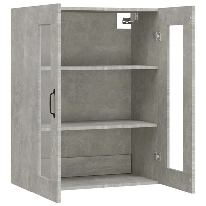 vægskab 69,5x34x90 cm betongrå