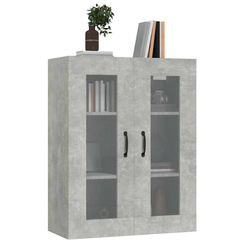 vægskab 69,5x34x90 cm betongrå