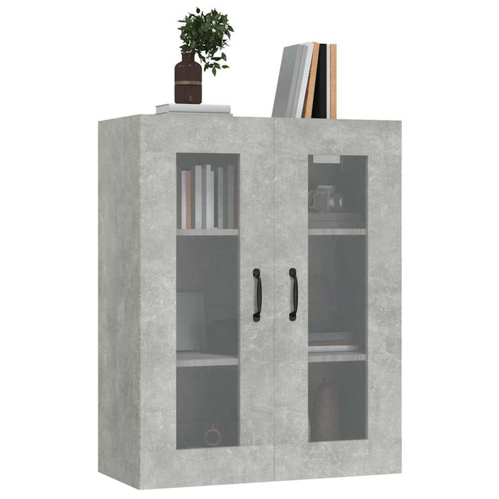 vægskab 69,5x34x90 cm betongrå