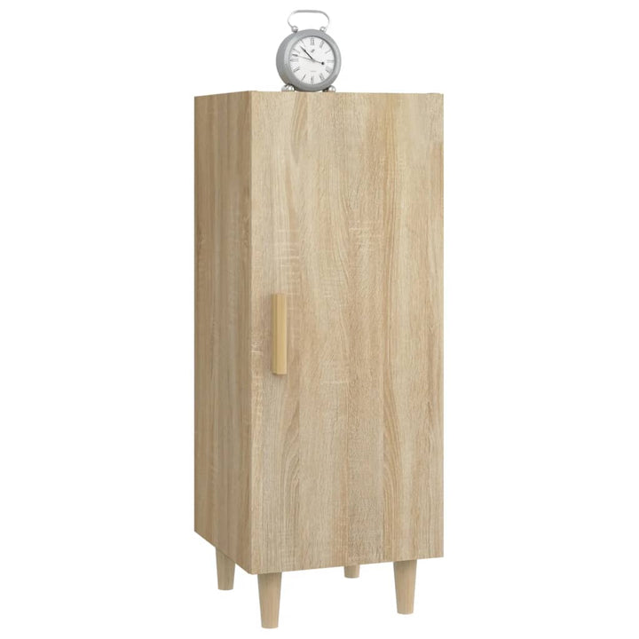 skænk 34,5x34x90 cm konstrueret træ sonoma-eg