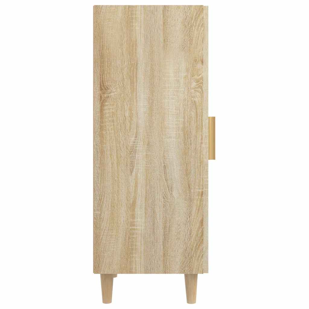 skænk 34,5x34x90 cm konstrueret træ sonoma-eg