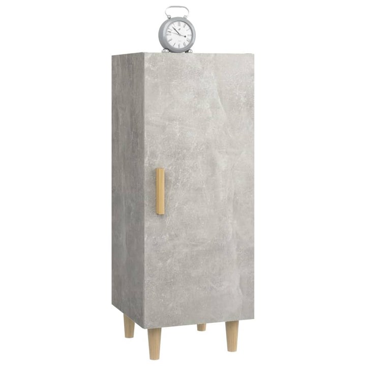 skænk 34,5x34x90 cm konstrueret træ betongrå