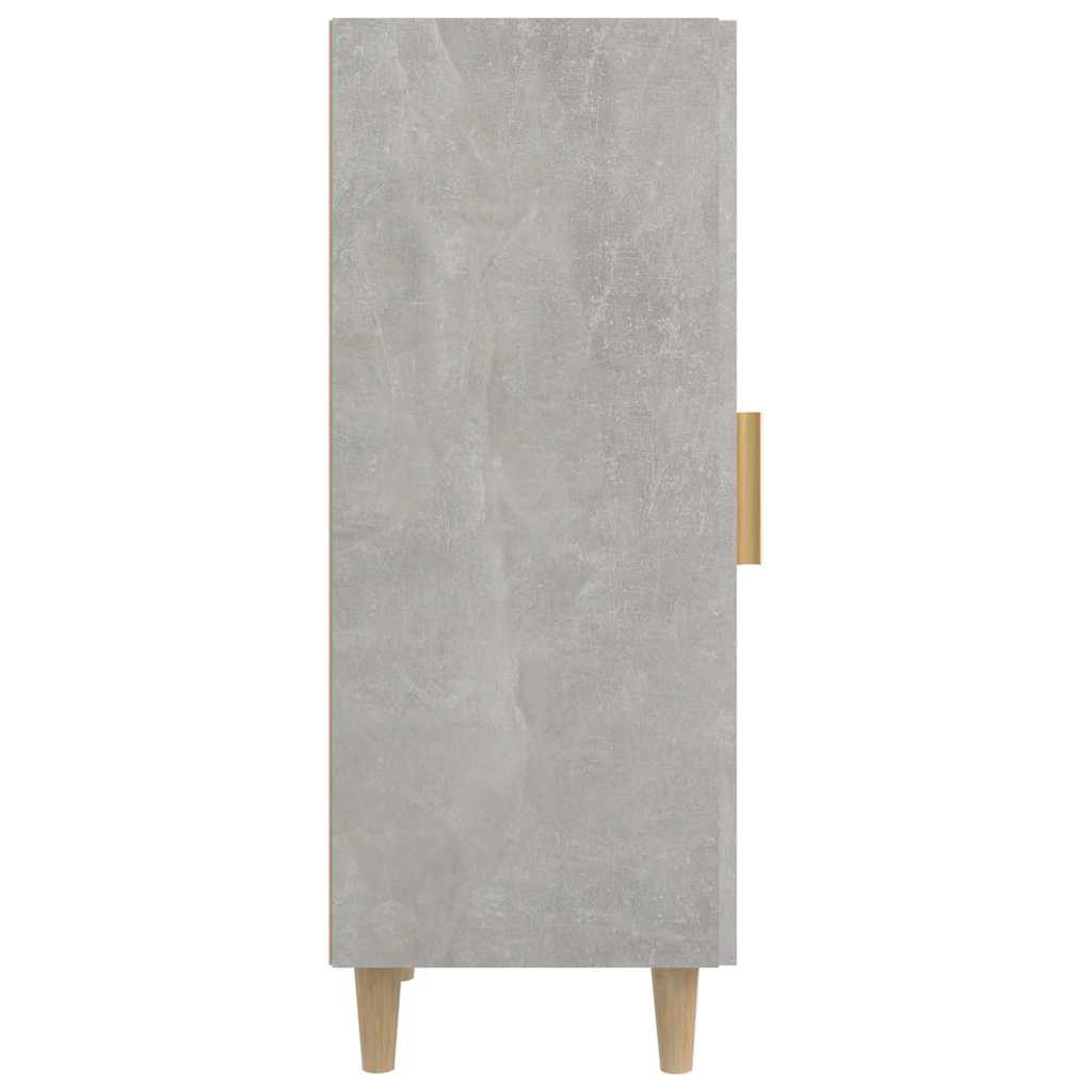 skænk 34,5x34x90 cm konstrueret træ betongrå
