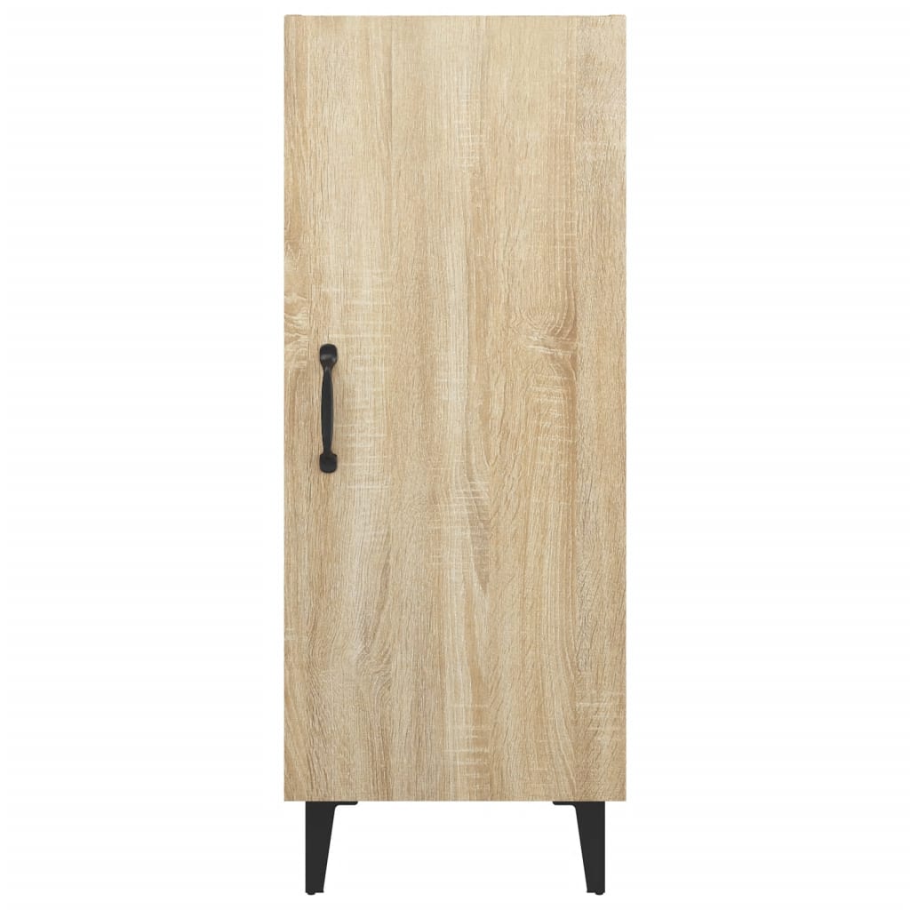 skænk 34,5x34x90 cm konstrueret træ sonoma-eg