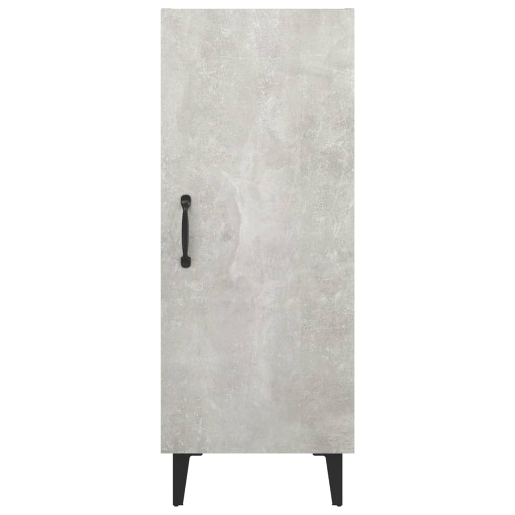 skænk 34,5x34x90 cm konstrueret træ betongrå