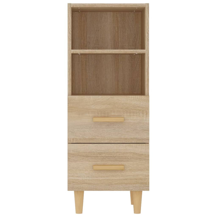 skænk 34,5x34x90 cm konstrueret træ sonoma-eg