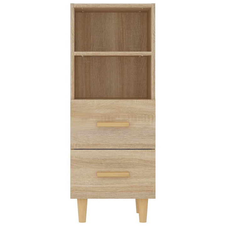 skænk 34,5x34x90 cm konstrueret træ sonoma-eg