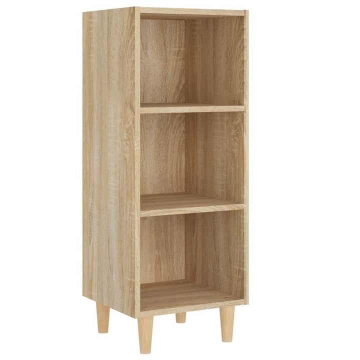 skænk 34,5x32,5x90 cm konstrueret træ sonoma-eg