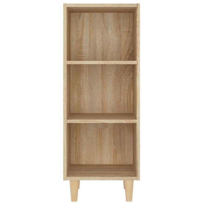 skænk 34,5x32,5x90 cm konstrueret træ sonoma-eg