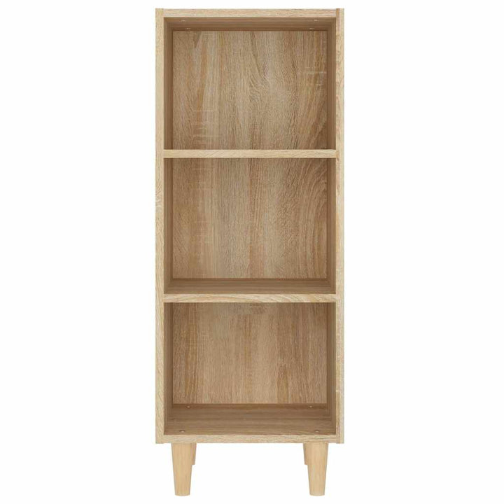 skænk 34,5x32,5x90 cm konstrueret træ sonoma-eg