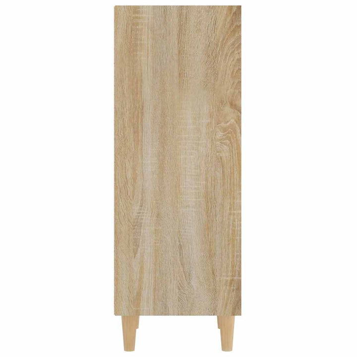 skænk 34,5x32,5x90 cm konstrueret træ sonoma-eg