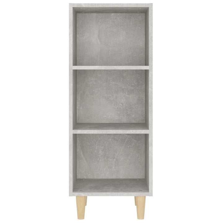 skænk 34,5x32,5x90 cm konstrueret træ betongrå