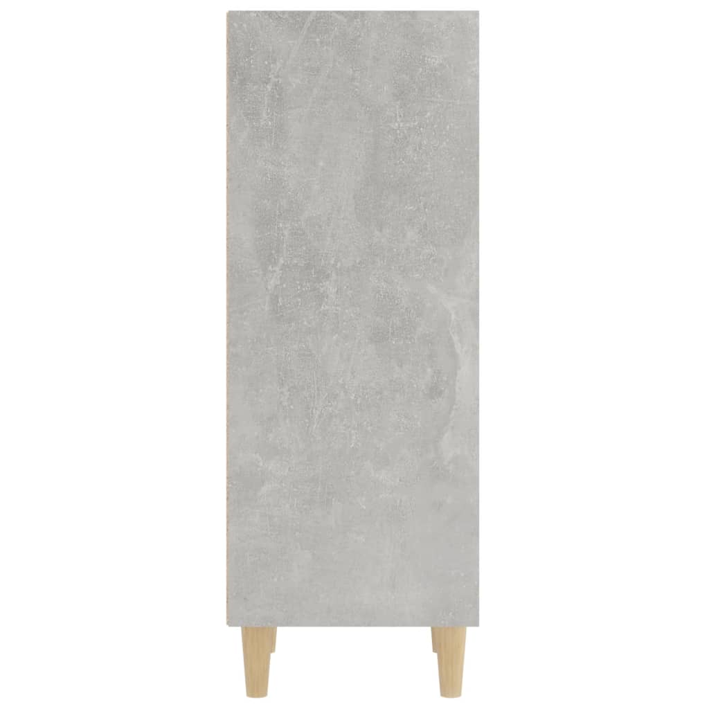skænk 34,5x32,5x90 cm konstrueret træ betongrå