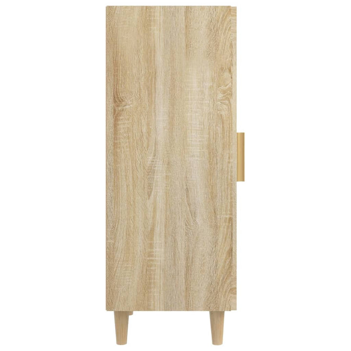 skænk 34,5x34x90 cm konstrueret træ sonoma-eg