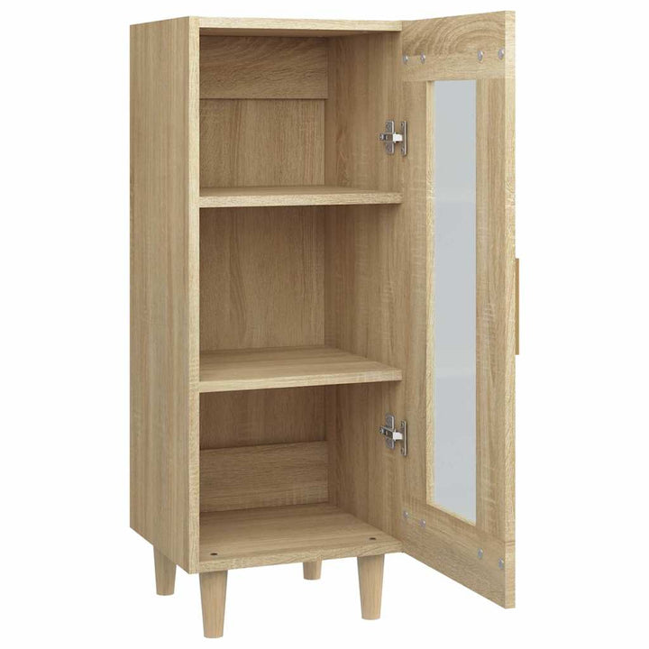 skænk 34,5x34x90 cm konstrueret træ sonoma-eg