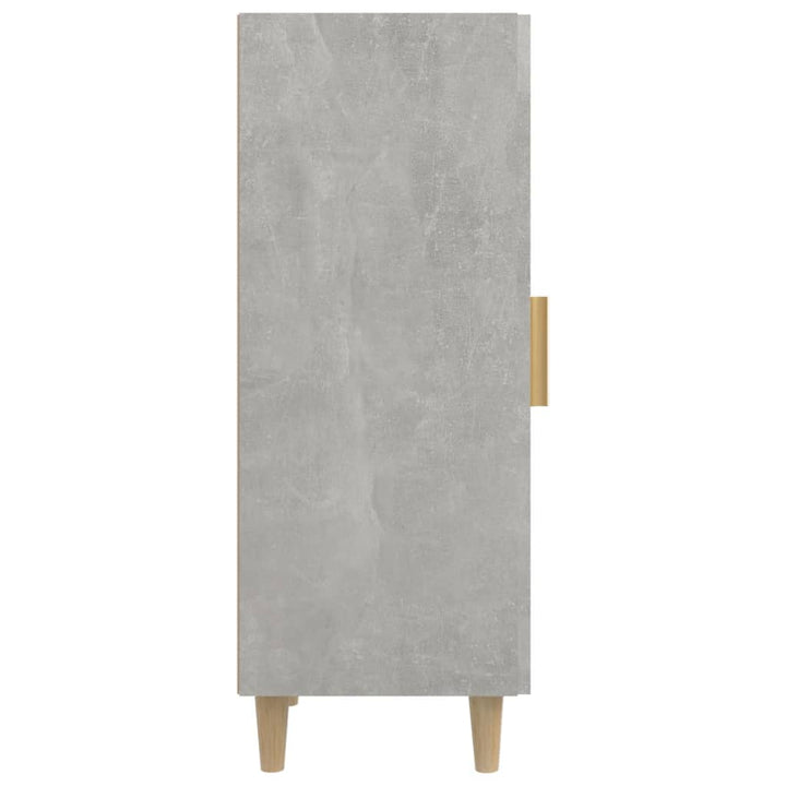 skænk 34,5x34x90 cm konstrueret træ betongrå