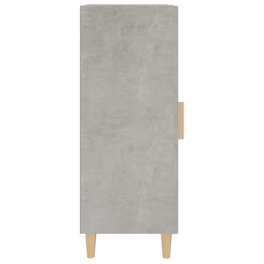 skænk 34,5x34x90 cm konstrueret træ betongrå