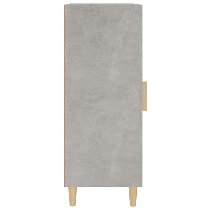skænk 34,5x34x90 cm konstrueret træ betongrå