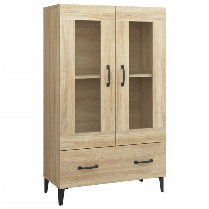 skab 70x31x115 cm konstrueret træ sonoma-eg