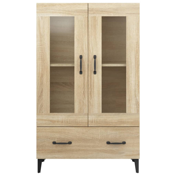 skab 70x31x115 cm konstrueret træ sonoma-eg