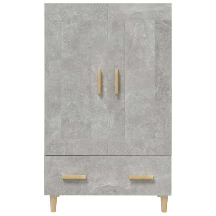 skab 70x31x115 cm konstrueret træ betongrå