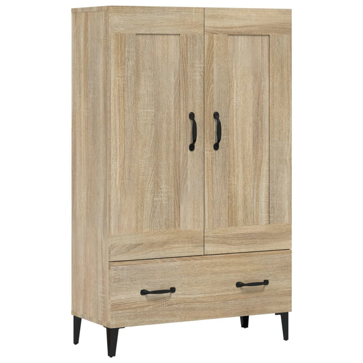 skab 70x31x115 cm konstrueret træ sonoma-eg