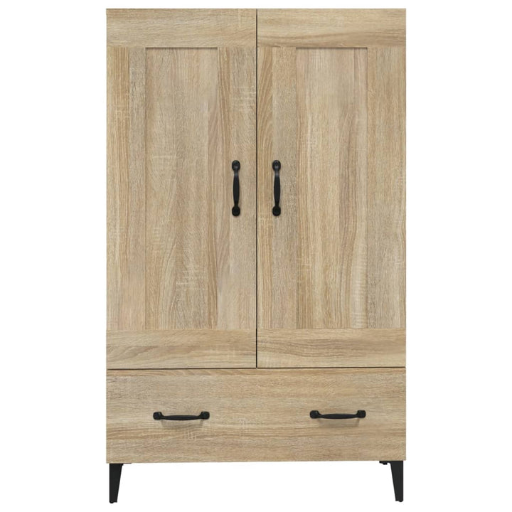 skab 70x31x115 cm konstrueret træ sonoma-eg