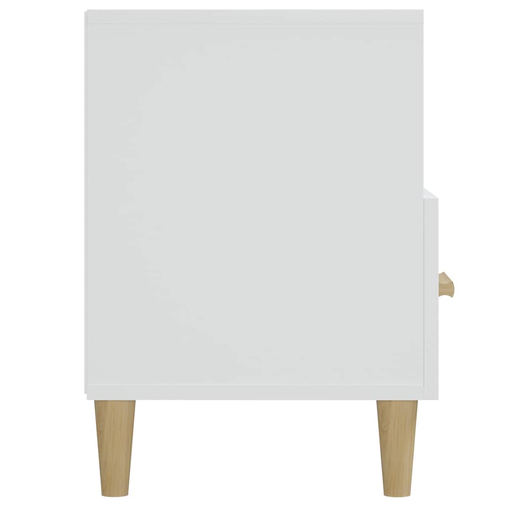 tv-bord 102x36x50 cm konstrueret træ hvid