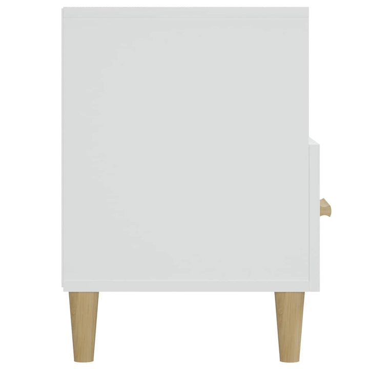 tv-bord 102x36x50 cm konstrueret træ hvid