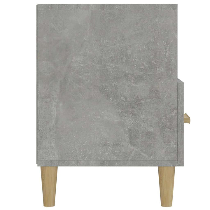 tv-bord 102x36x50 cm konstrueret træ betongrå