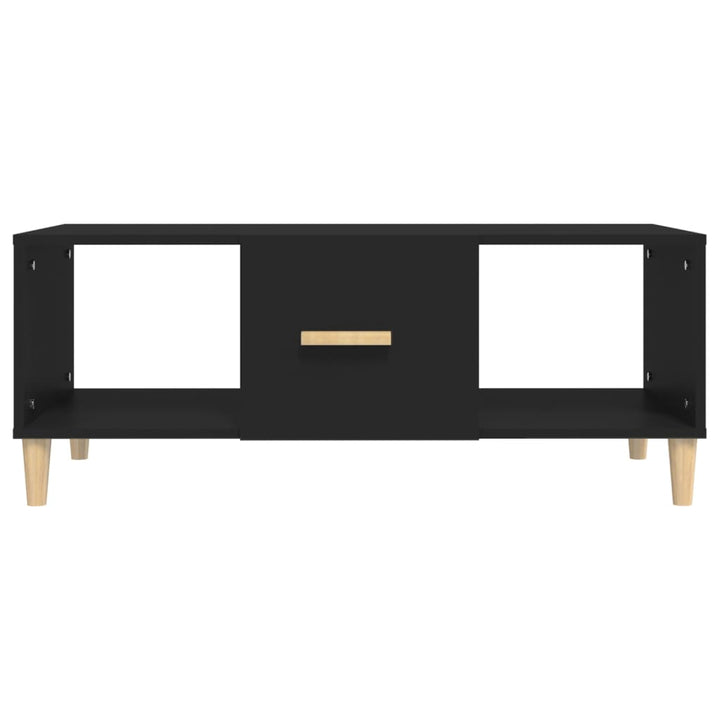 sofabord 102x50x40 cm konstrueret træ sort