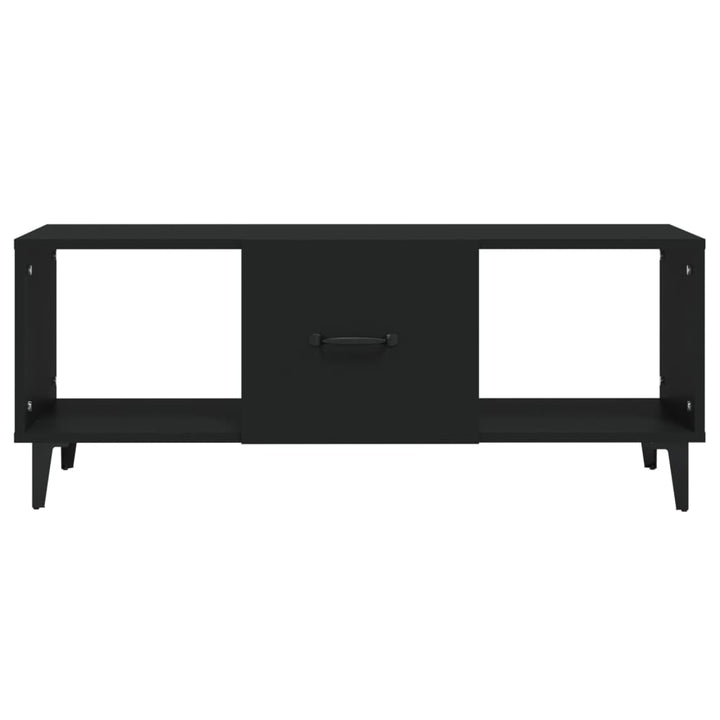 sofabord 102x50x40 cm konstrueret træ sort