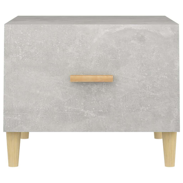 sofaborde 2 stk. 50x50x40 cm konstrueret træ betongrå