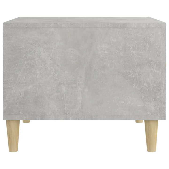 sofaborde 2 stk. 50x50x40 cm konstrueret træ betongrå