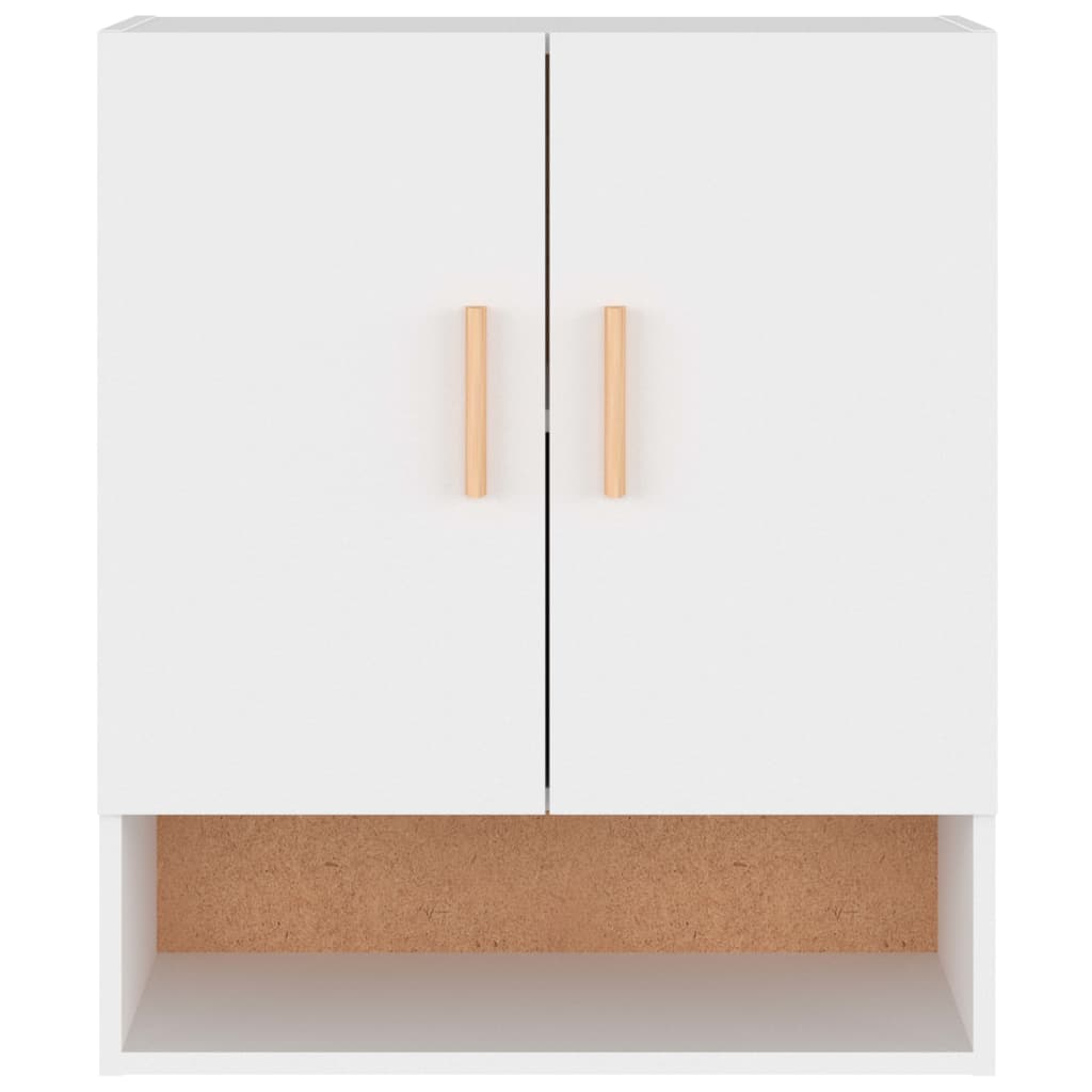 vægskab 60x31x70 cm konstrueret træ hvid