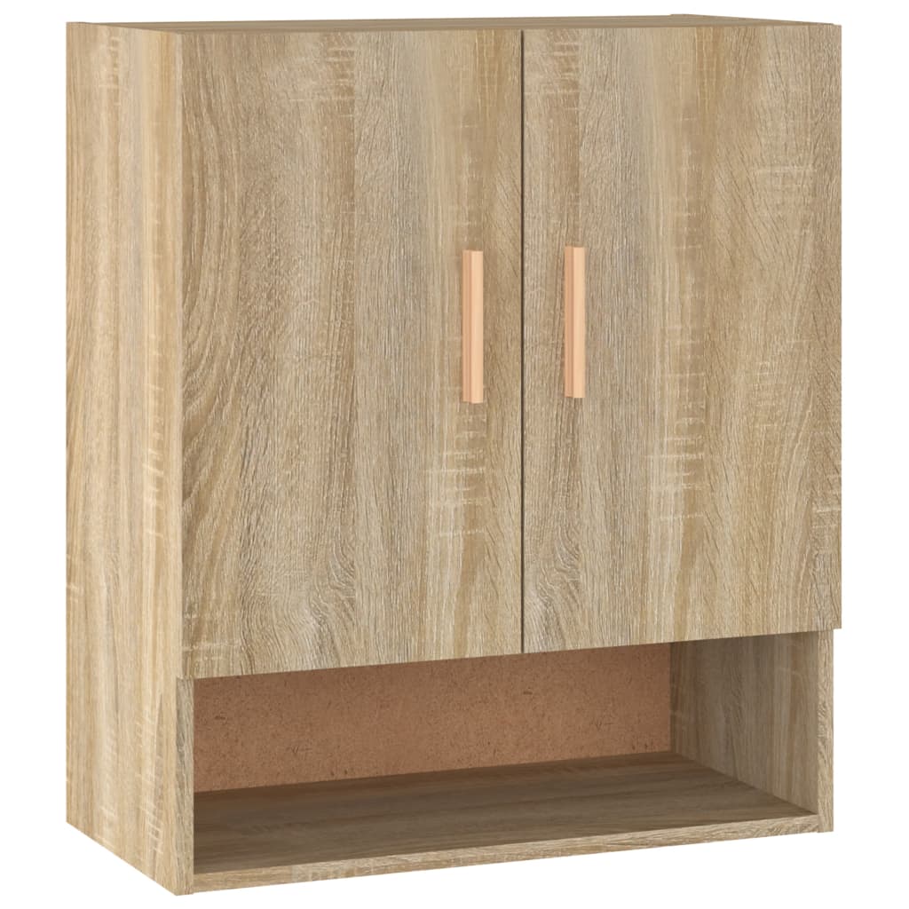vægskab 60x31x70 cm konstrueret træ sonoma-eg