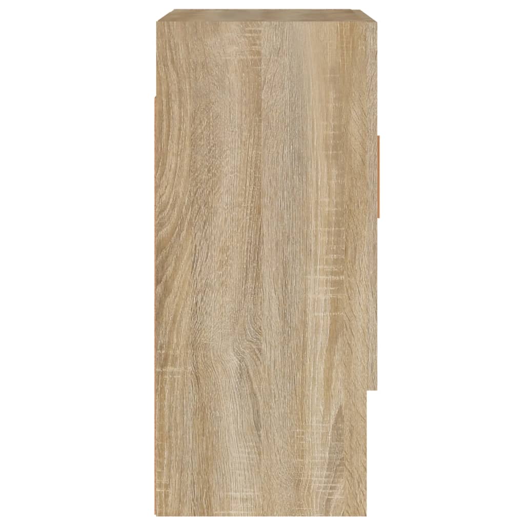 vægskab 60x31x70 cm konstrueret træ sonoma-eg